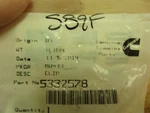 New Cummins 5332578 Clip *free Shipping*. Fixed Price $9.99.
