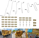 Fuel Injection Line Kit W/ Clamps 1917941 For Caterpillar 3406B 3406C. Fixed Price $107.97.