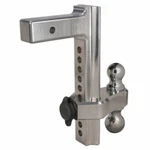 Trimax TRZ12AL 12" Aluminum Adjustable Drop Hitch W/ Locking Ball Mount. Fixed Price $283.28.