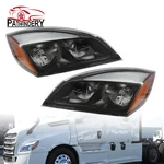 Pair For 2018-2022 Freightliner Cascadia Full Led Black Housing Headlights. Fixed Price $260.99.