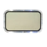 Rear Bunk Window & Frame Bundle For Peterbilt / Unibilt Sleepers - Clear. Fixed Price $1350.00.