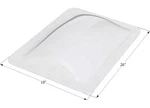 Icon 12555 Rv Skylight 22" X 14" - Dark Smoke. Fixed Price $108.40.