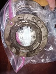 Good Used Seal Retainer For Mack 49KH339B. Fixed Price $30.00.