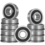 Flanged Ball Bearings 10 Pack 5/8" X 1-3/8" 1/2" Jd AM118315 AM35443 Stens. Fixed Price $21.61.