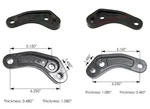 Peterbilt Hood Pivot Bracket Kit (#L48-6026 #L48-6026R) Pb 357 377 378 379. Fixed Price $83.50.